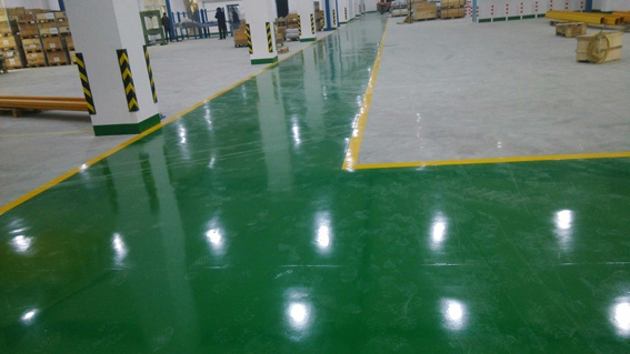 上海松江工廠裝修環(huán)氧地坪施工圖片